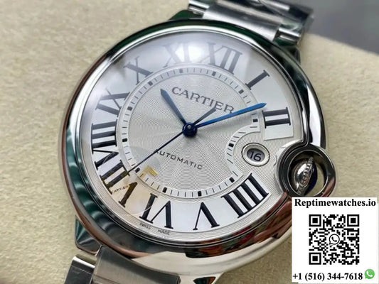 Cartier Blue Balloon W69013Z2 AF Factory Silver Gray Dial