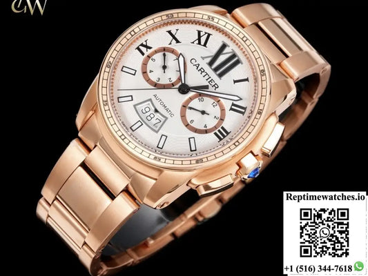 Cartier Calibre De W7100047 Gaw Factory Chronograph Product Photo 1