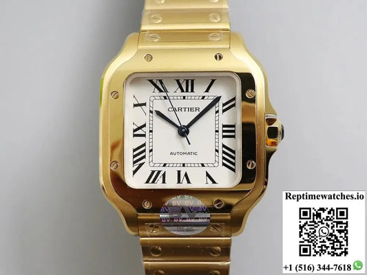 Cartier De Santos W20112Y1 BV Factory Yellow Gold - Watches