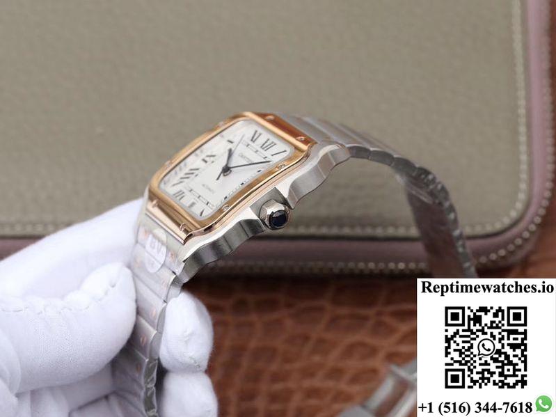 Cartier De Santos W2Sa0006 Bv Factory White Dial-Rep Time Watches