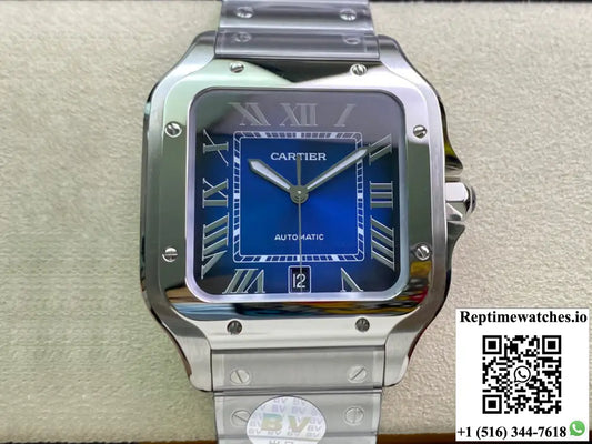 Cartier De Santos WSSA0013 Bv Factory Blue Dial Product Photo 1