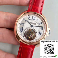 Cartier Drive De Tourbillon W4100013 18K Rose Gold White Dial - Watches