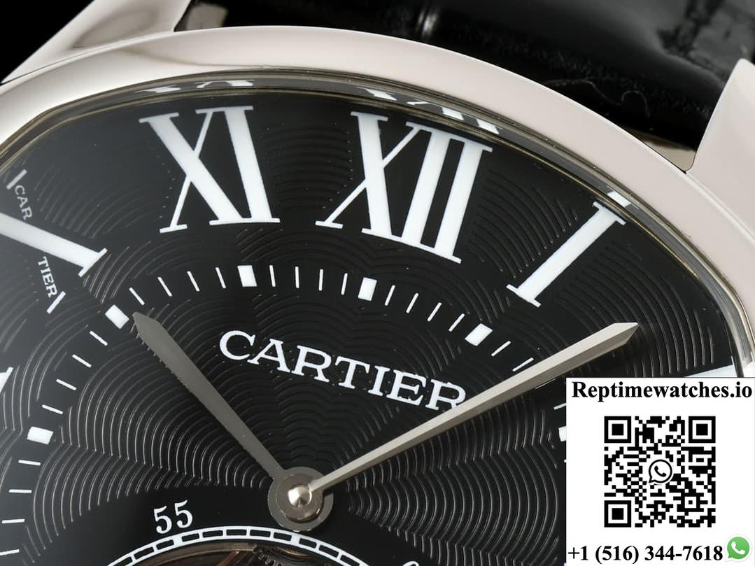 Cartier Drive De W4100015 Rms Factory Tourbillon Stainless Steel Case-Rep Time Watches
