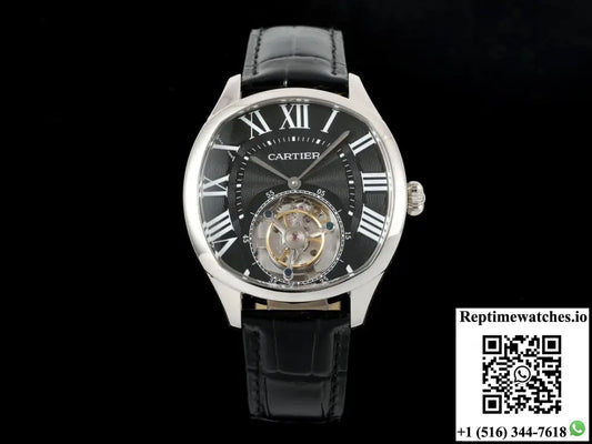 Cartier DRIVE DE W4100015 RMS factory tourbillon stainless steel case
