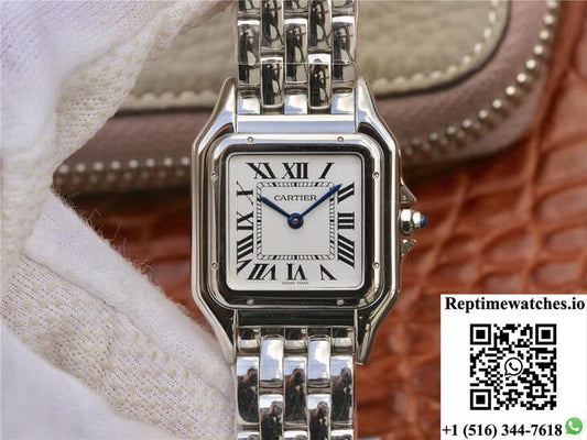 Cartier Panthere De Medium Ladies Wspn0007 Gf Factory Silver Dial-Rep Time Watches