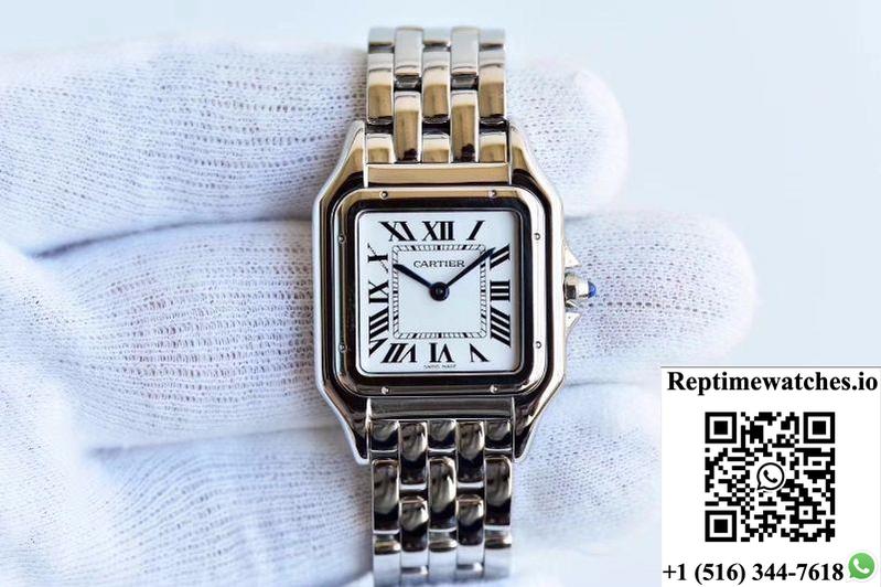 Cartier Panthere De Medium Ladies Wspn0007 Gf Factory White Dial-Rep Time Watches