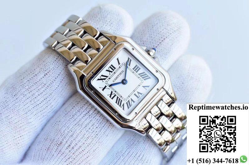 Cartier Panthere De Medium Ladies Wspn0007 Gf Factory White Dial-Rep Time Watches