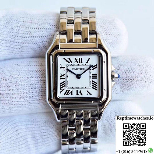 Cartier Panthere De Medium Ladies Wspn0007 Gf Factory White Dial-Rep Time Watches