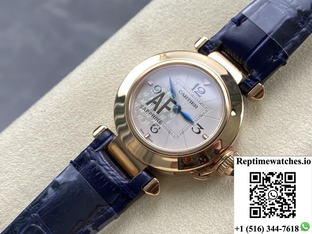Cartier Pasha Wgpa0027 Af Factory Silver-White Dial-Rep Time Watches