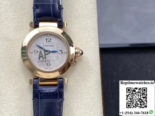 Cartier Pasha WGPA0027 AF Factory Silver-white Dial
