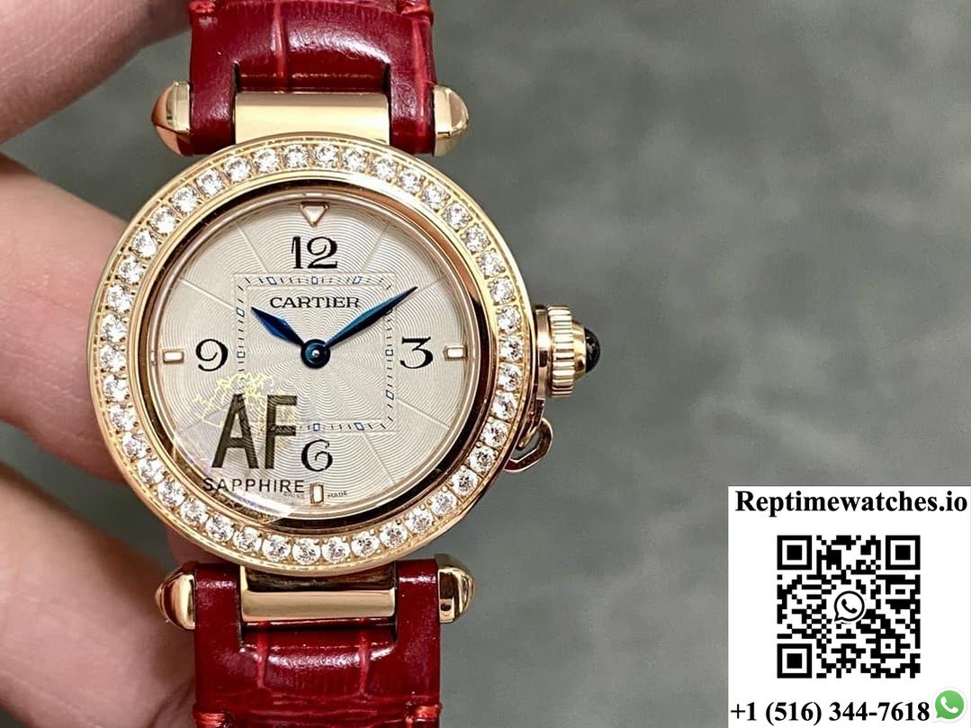 Cartier Pasha Wjpa0018 Af Factory White Dial-Rep Time Watches