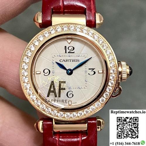 Cartier Pasha Wjpa0018 Af Factory White Dial-Rep Time Watches