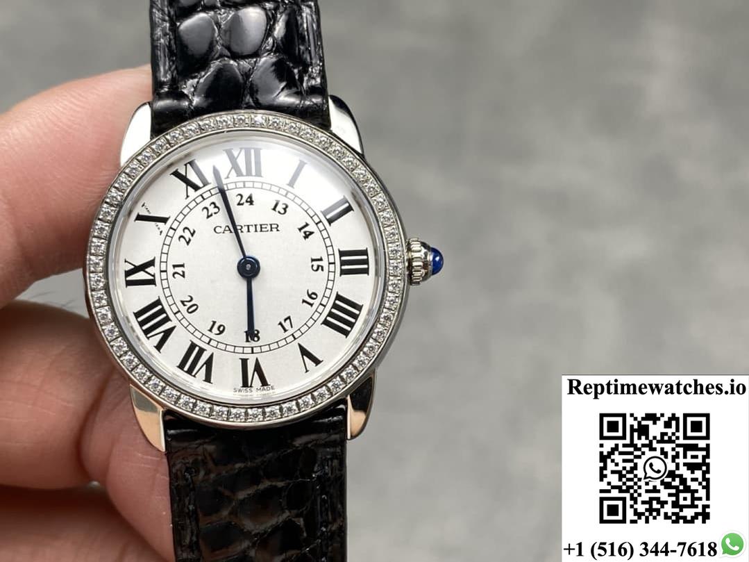 Cartier Ronde De Cartier Wr000251 K11 Factory Diamond Bezel-Rep Time Watches