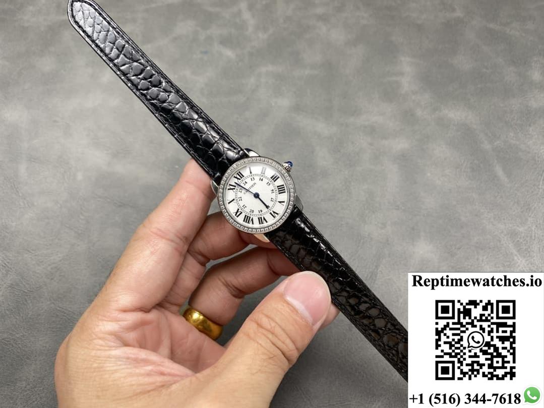 Cartier Ronde De Cartier Wr000251 K11 Factory Diamond Bezel-Rep Time Watches