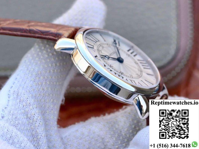 Cartier Ronde Louis 40Mm Tw Factory White Dial-Rep Time Watches