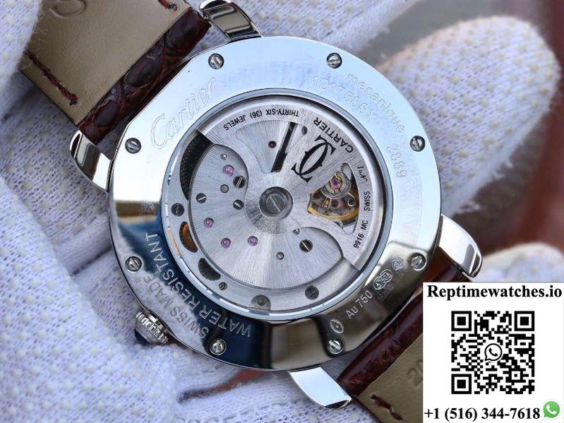Cartier Ronde Louis 40Mm Tw Factory White Dial-Rep Time Watches
