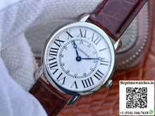 Cartier Ronde Louis 40MM TW Factory White Dial - Watches