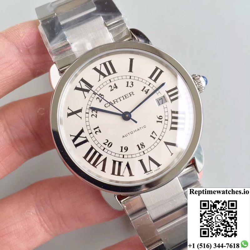 Cartier Ronde Solo De W6701011 42Mm Zf Factory White Dial-Rep Time Watches