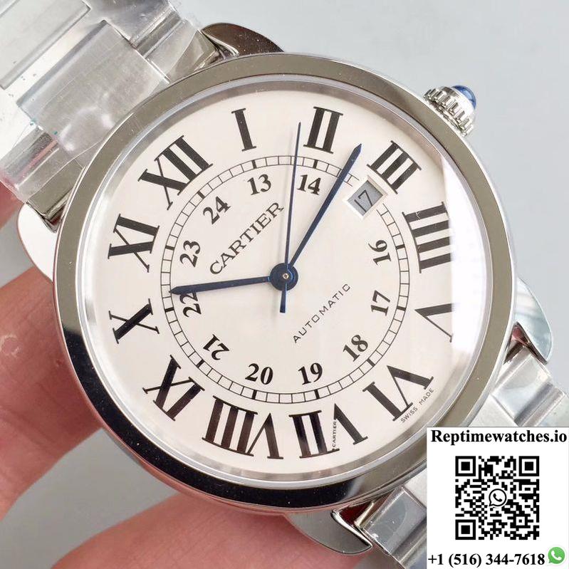 Cartier Ronde Solo De W6701011 42Mm Zf Factory White Dial-Rep Time Watches