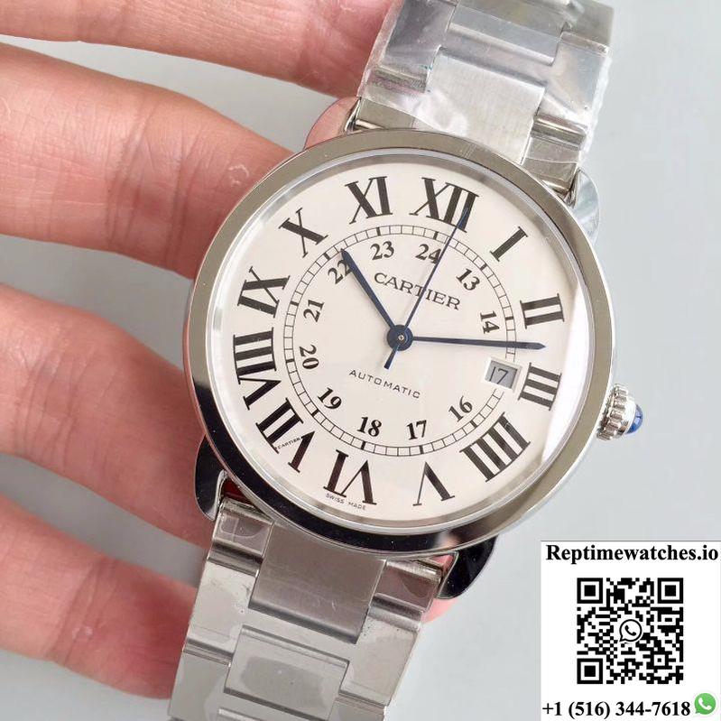 Cartier Ronde Solo De W6701011 42Mm Zf Factory White Dial-Rep Time Watches