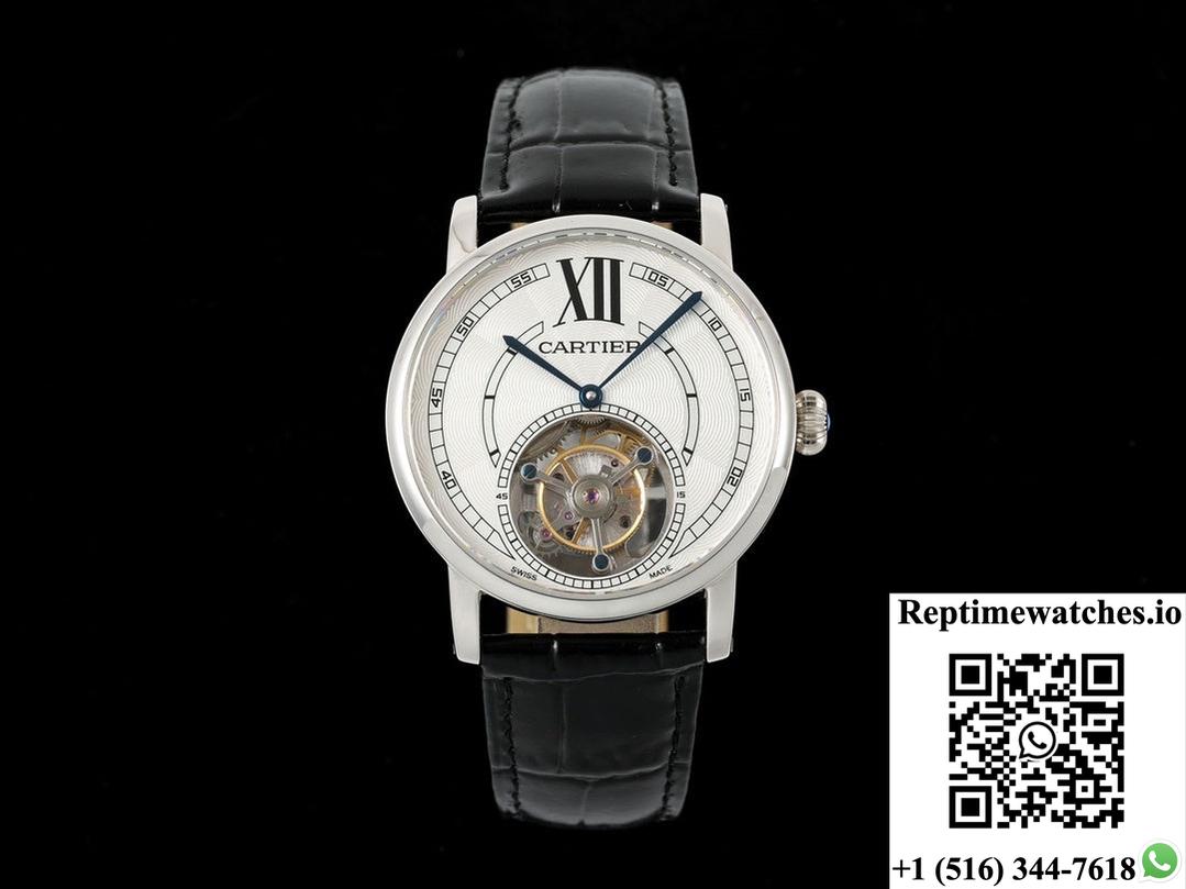 Cartier Rotonde De W1556216 Rms Factory Tourbillon-Rep Time Watches