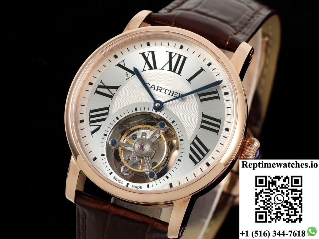 Cartier Rotonde De W1556219 Rms Factory Tourbillon-Rep Time Watches