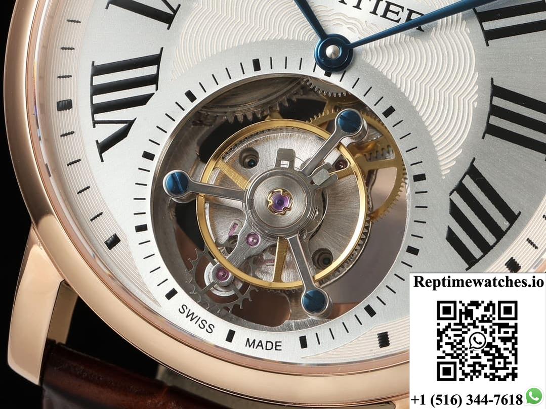 Cartier Rotonde De W1556219 Rms Factory Tourbillon-Rep Time Watches