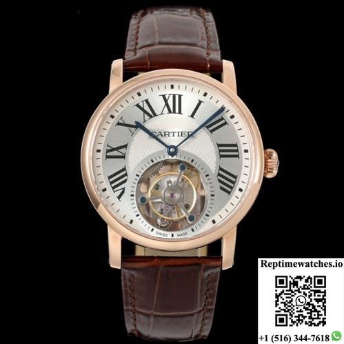 Cartier Rotonde De W1556219 Rms Factory Tourbillon-Rep Time Watches