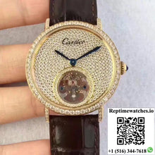 Cartier Rotonde Tourbillon Diamonds Dial - Watches