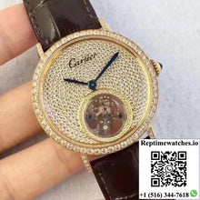 Cartier Rotonde Tourbillon Diamonds Dial - Watches