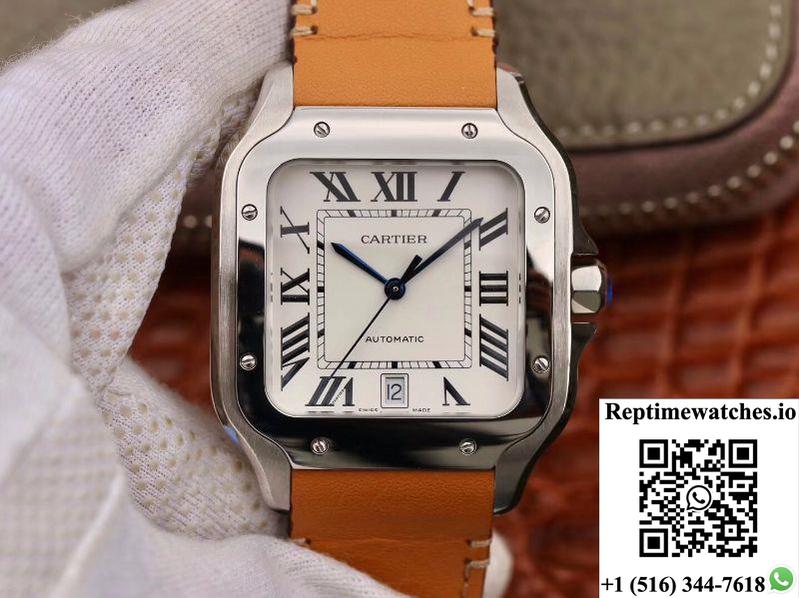 Cartier Santos De Cartier Large 2018 Wssa0009 Kor Factory White Dial-Rep Time Watches