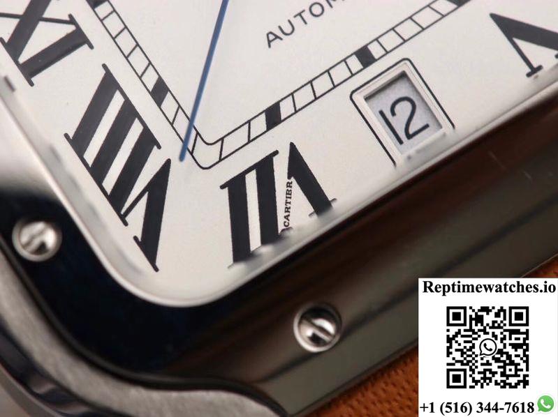 Cartier Santos De Cartier Large 2018 Wssa0009 Kor Factory White Dial-Rep Time Watches
