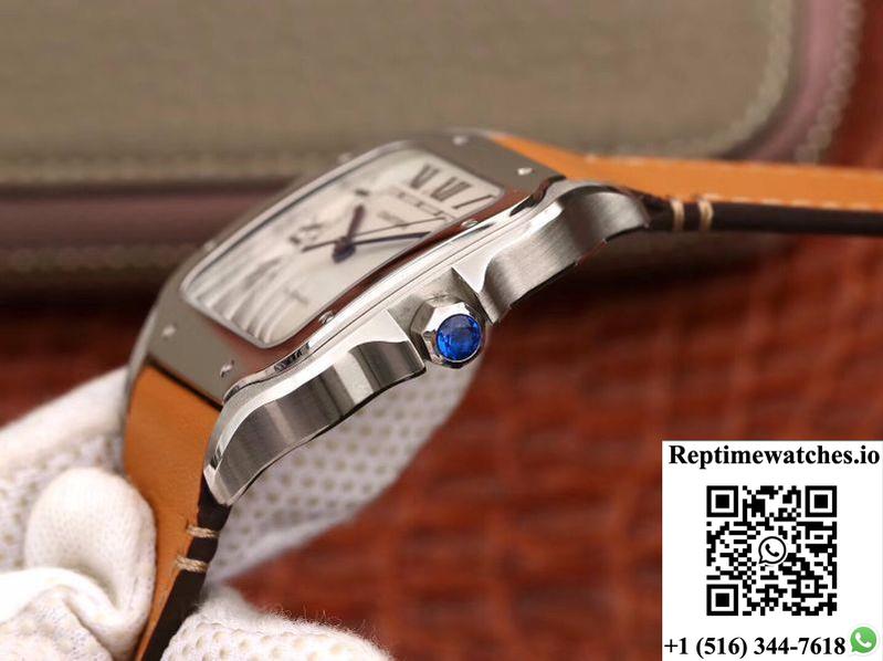 Cartier Santos De Cartier Large 2018 Wssa0009 Kor Factory White Dial-Rep Time Watches