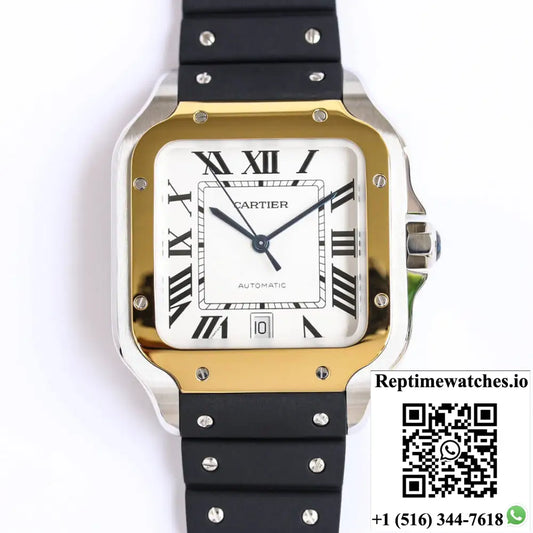 Cartier Santos W2SA0009 GF Factory V2 White Dial - Watches