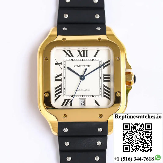Cartier Santos WGSA0009 GF Factory V2 Yellow Gold Case - Watches