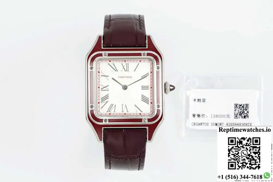 Cartier Santos WGSA0053 AF Factory Alligator Leather