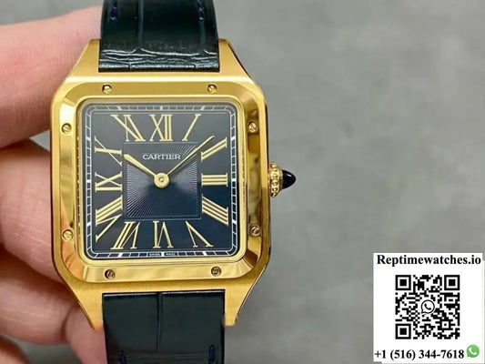 Cartier Santos WGSA0077 F1 factory gold color case