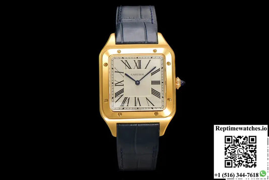 Cartier Santos WGSA0108 F1 Factory Leather Strap