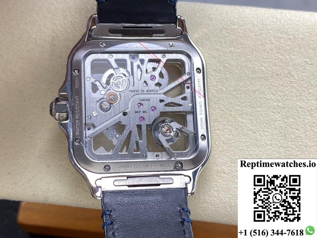 Cartier Santos Whsa0024 Thb Factory Gold Color Dial-Rep Time Watches