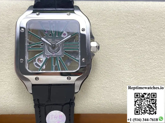 Cartier Santos WHSA0028 THB factory hollow dial