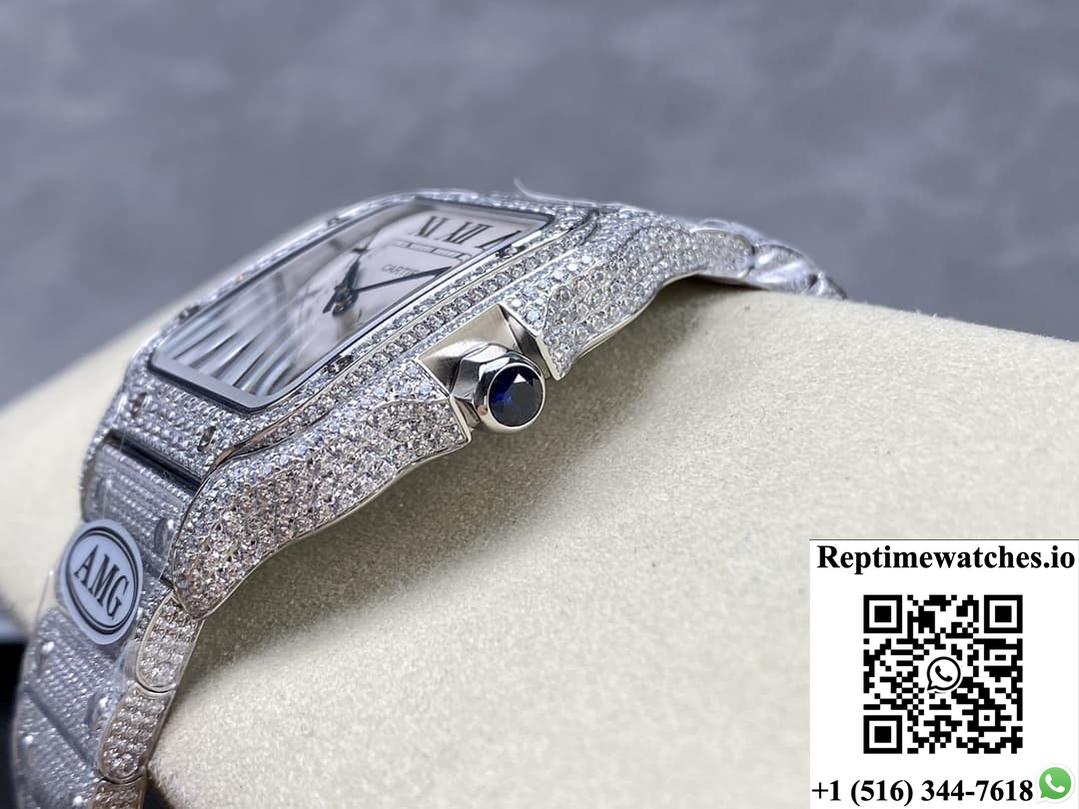 Cartier Santos Wssa0011 Amg Factory 40Mm-Rep Time Watches