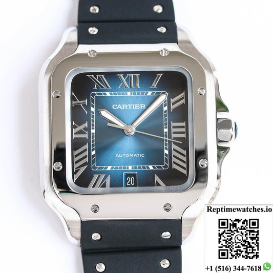 Cartier Santos Wssa0030 Gf Factory V2 Rubber Strap-Rep Time Watches