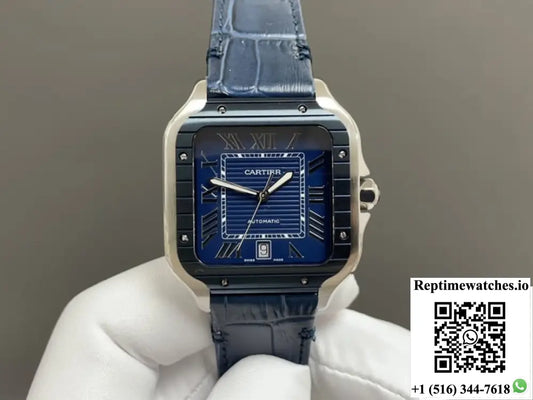 Cartier Santos WSSA0048 THB factory stainless steel case