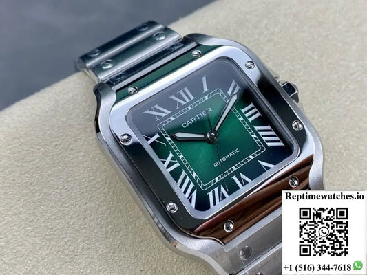 Cartier Santos WSSA0061 BV Factory stainless steel case