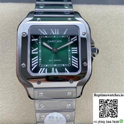 Cartier Santos Wssa0061 Bv Factory Stainless Steel Case-Rep Time Watches