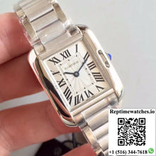 Cartier Tank Anglaise Ladies W5310022 Silver Dial - Watches