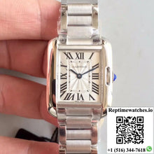 Cartier Tank Anglaise Ladies W5310022 Silver Dial - Watches