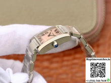 Cartier Tank Francaise Ladies W51028Q3 Pink Dial - Watches