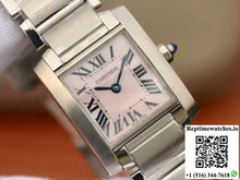Cartier Tank Francaise Ladies W51028Q3 Pink Dial - Watches
