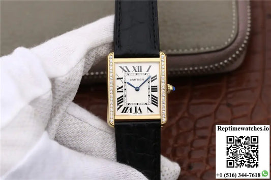 Cartier Tank Ladies K11 Factory White Dial - Watches